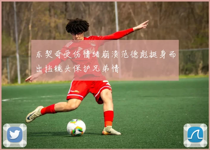 东契奇受伤情绪崩溃范德彪挺身而出挡镜头保护兄弟情